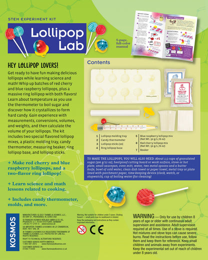  Lollipop Lab - STEM Experiment Kit