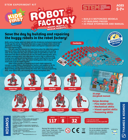 Robot Factory - Wacky, Misfit, Rouge Robots