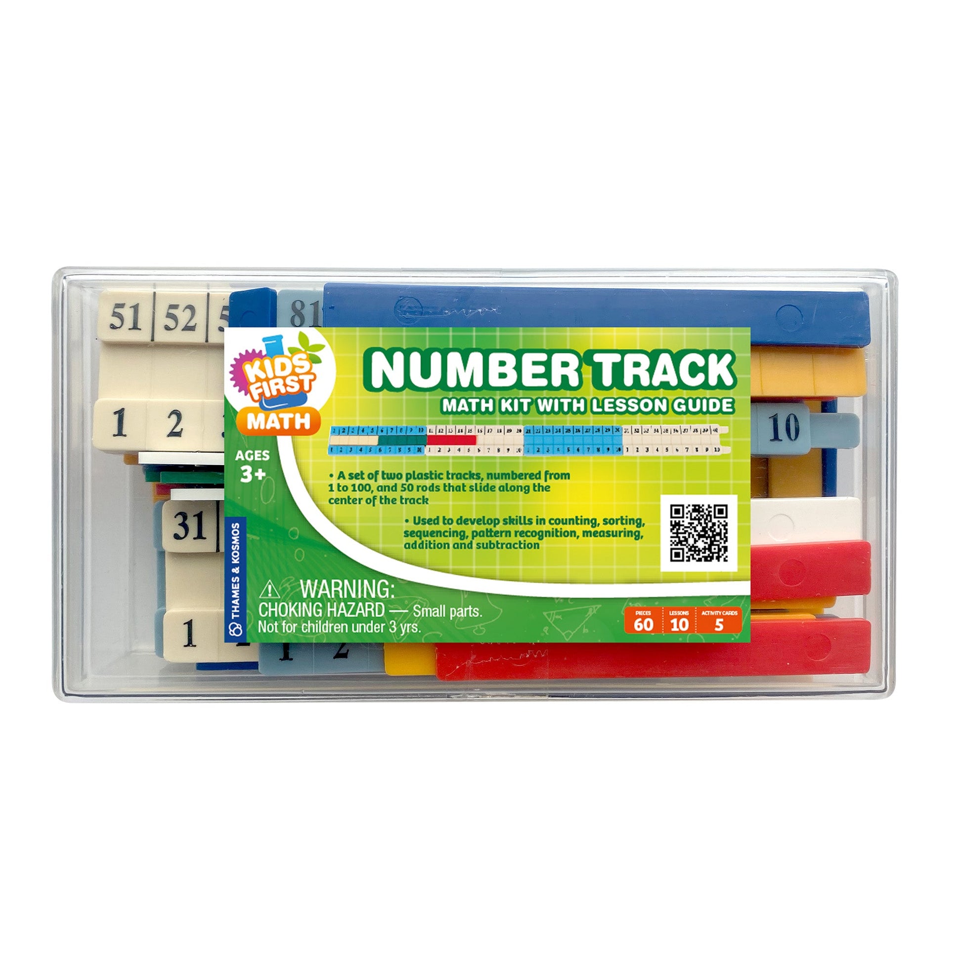  Kids First Math - Number Track Math Kit With Lesson Guide