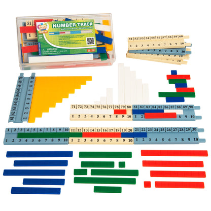  Kids First Math - Number Track Math Kit With Lesson Guide
