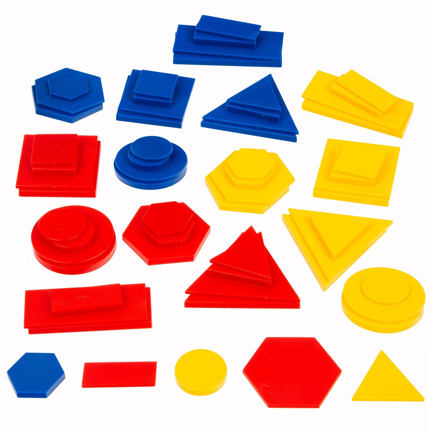  Kids First Math - Attribute Blocks Math Kit With Activity Cards