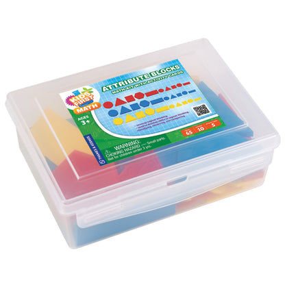  Kids First Math - Attribute Blocks Math Kit With Activity Cards