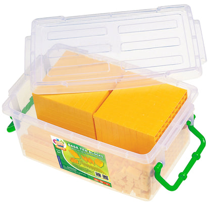  Kids First Math - Base Ten Blocks Math Kit With Activity Cards
