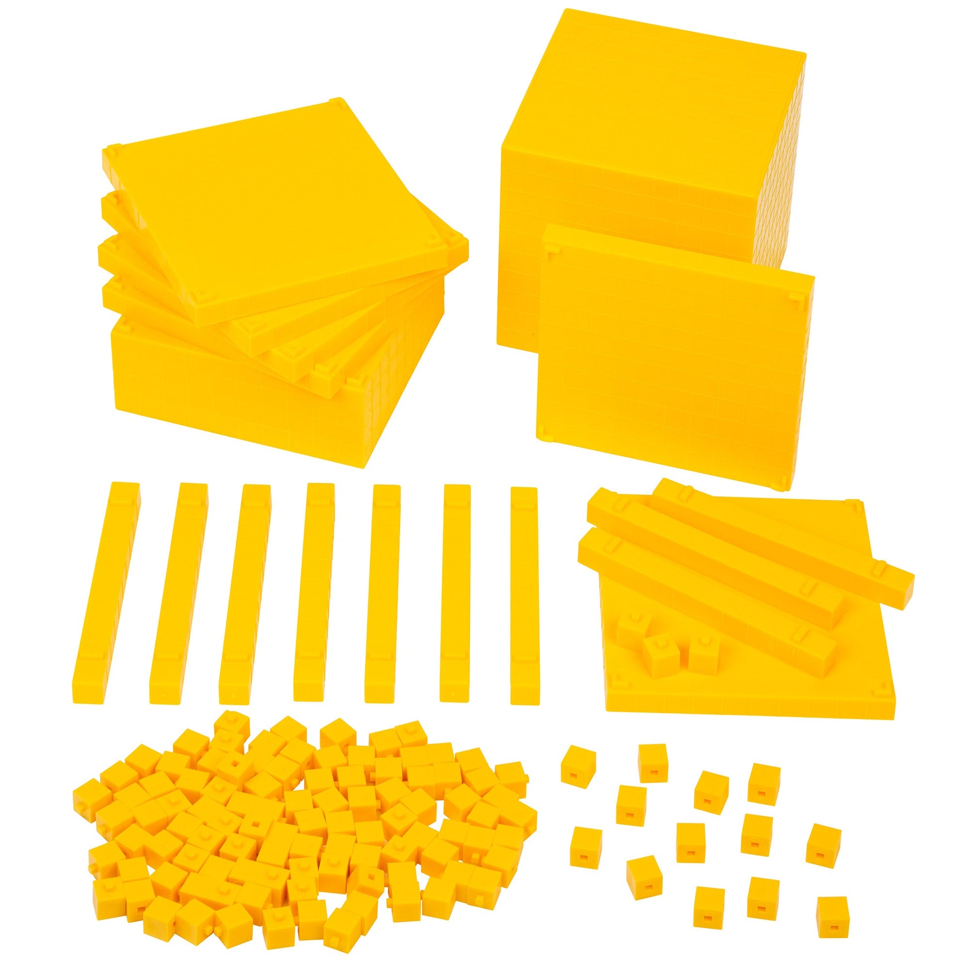  Kids First Math - Base Ten Blocks Math Kit With Activity Cards