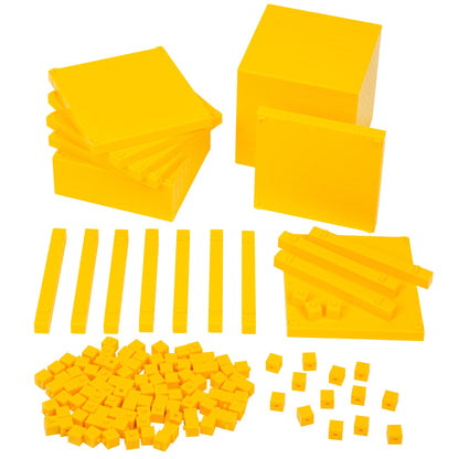  Kids First Math - Base Ten Blocks Math Kit With Activity Cards