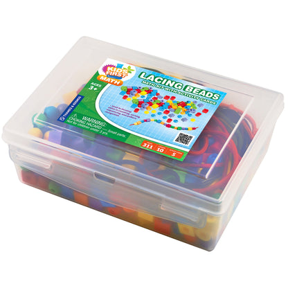  Kids First Math - Lacing Beads Math Kit With Activity Cards