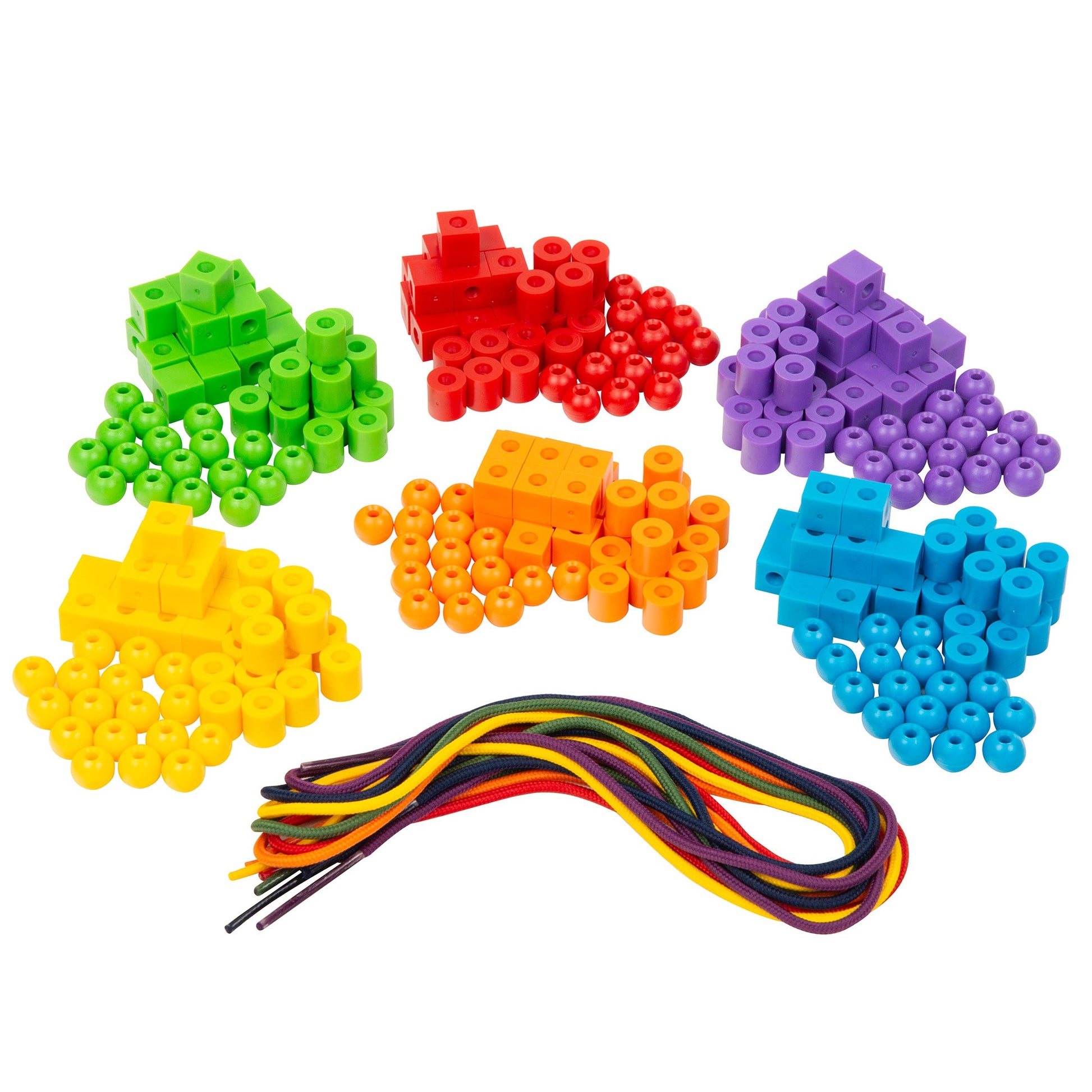 Kids First Math - Lacing Beads Math Kit With Activity Cards