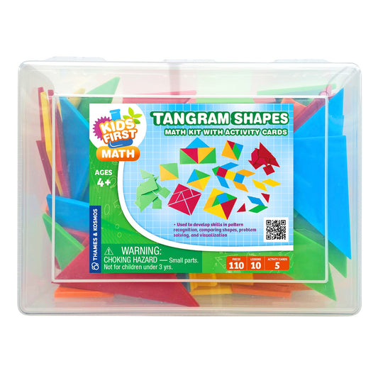  Kids First Math - Tangram Shapes Math Kit With Activity Cards