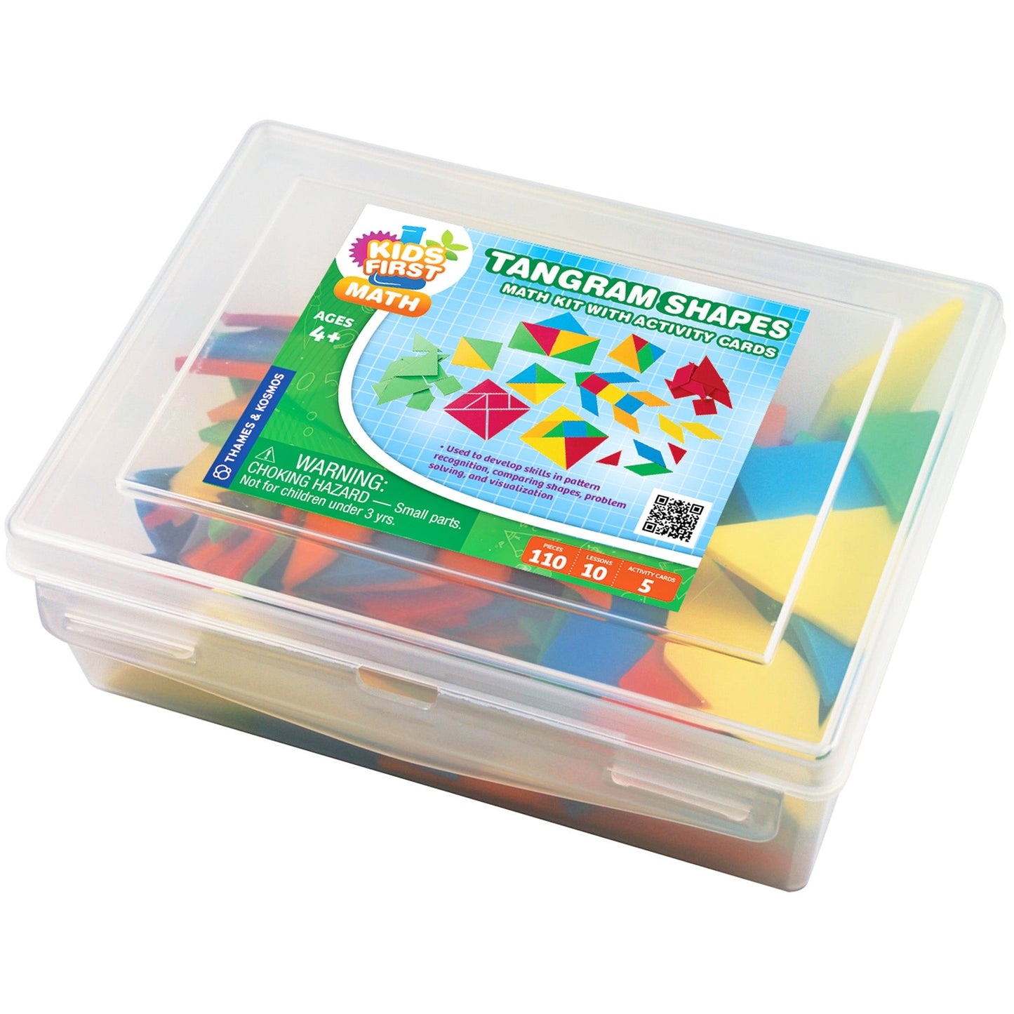  Kids First Math - Tangram Shapes Math Kit With Activity Cards