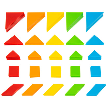  Kids First Math - Tangram Shapes Math Kit With Activity Cards