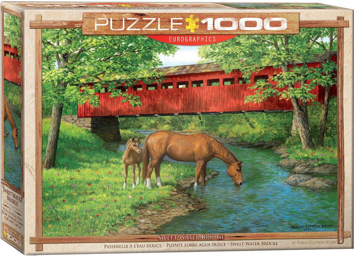  Sweet Water Bridge 1000 Piece Puzzle