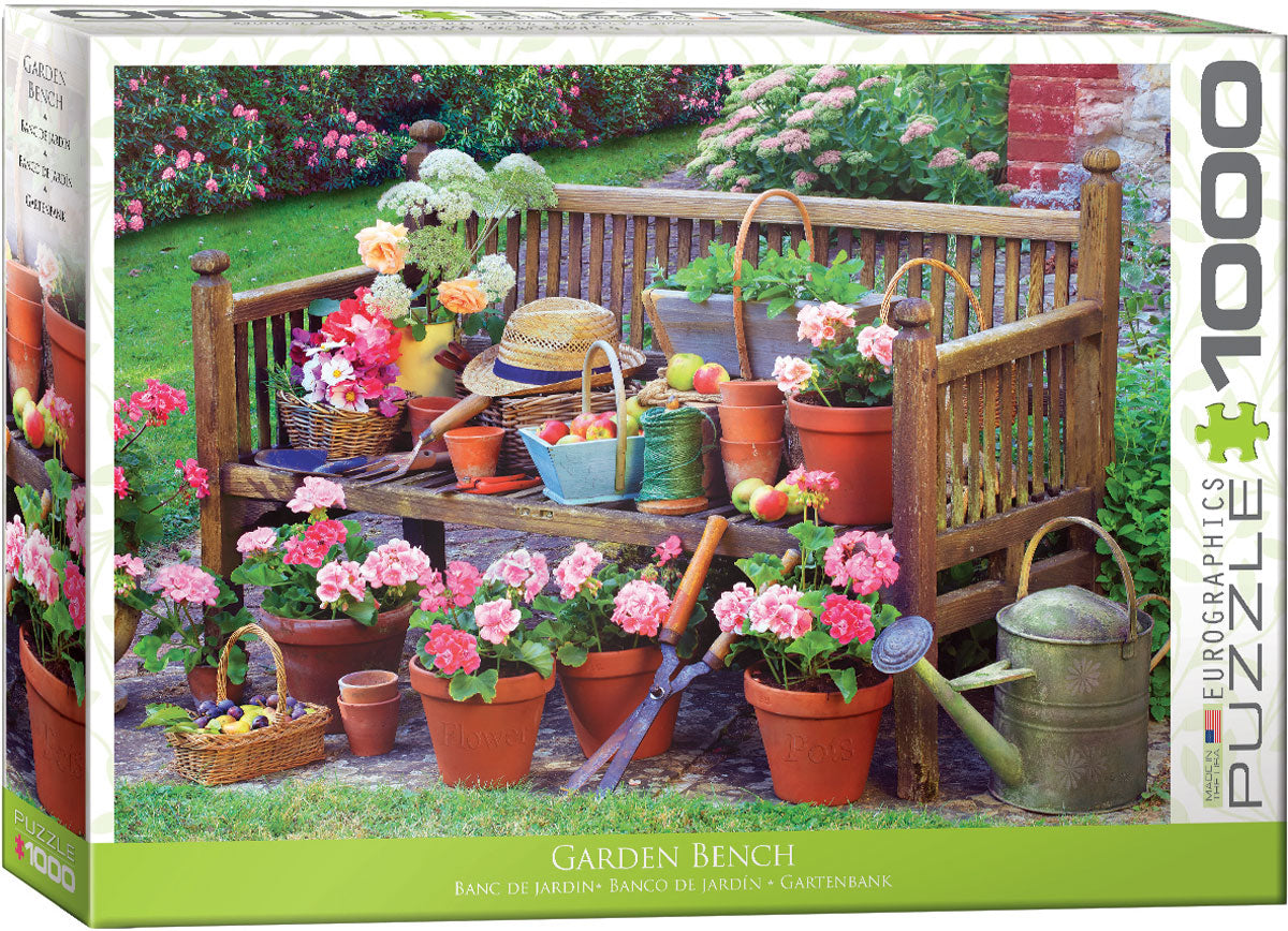  Garden Bench 1000 Piece Puzzle