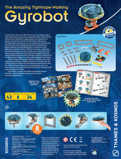 The Amazing Tightrope-Walking Gyrobot - STEM Experiment Kit