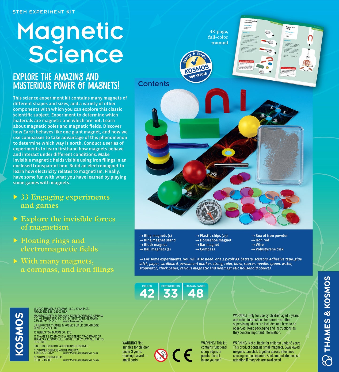  Magnetic Science - STEM Experiment Kit