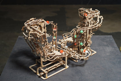  Ugears - Marble Run Chain Hoist Model Kit