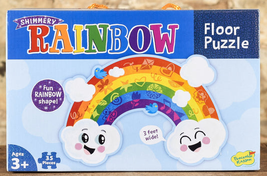  Shimmery Rainbow 35 Piece Floor Puzzle