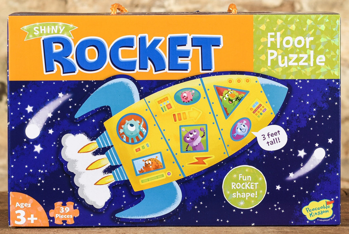  Shiny Rocket - 39 Piece Floor Puzzle