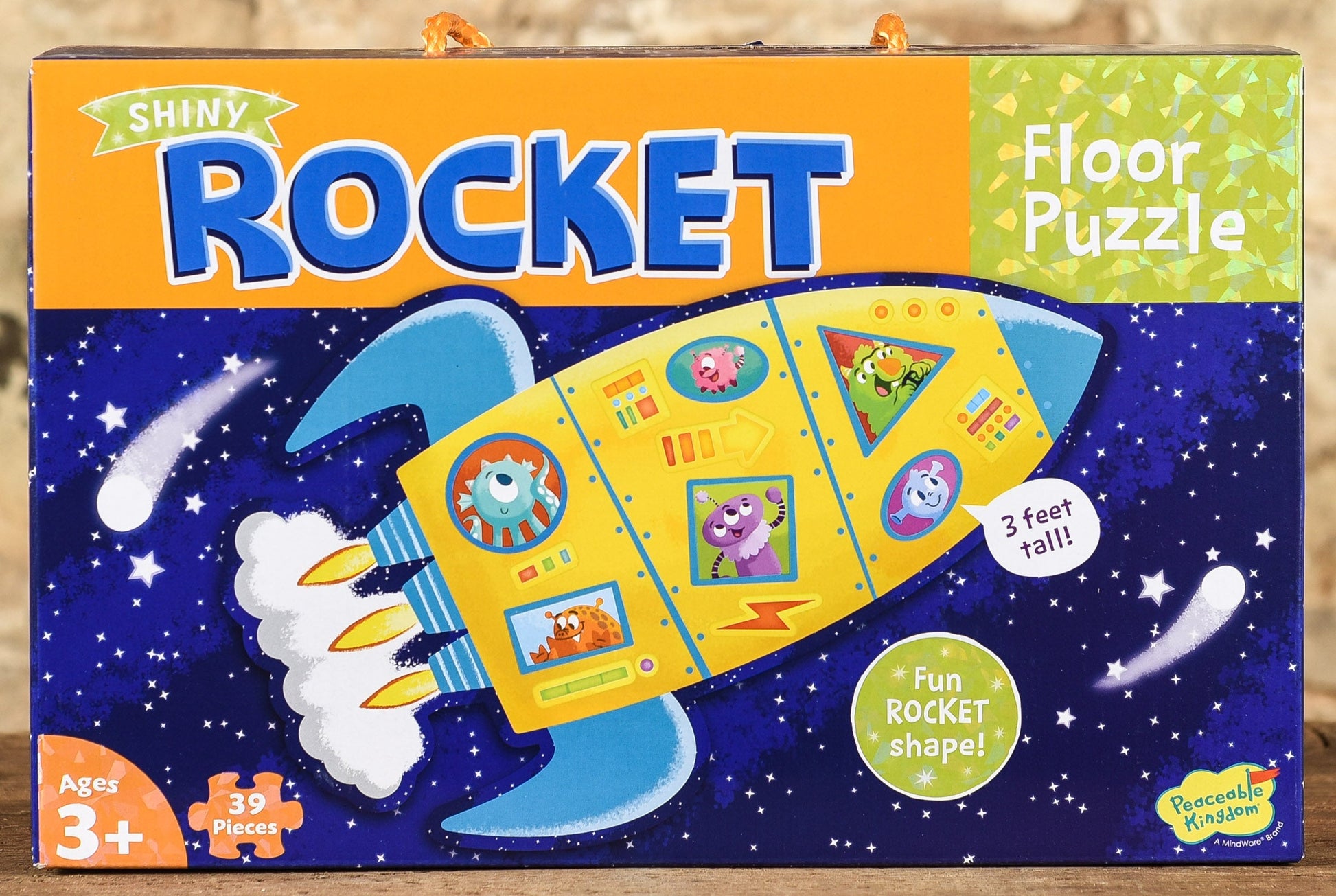  Shiny Rocket - 39 Piece Floor Puzzle