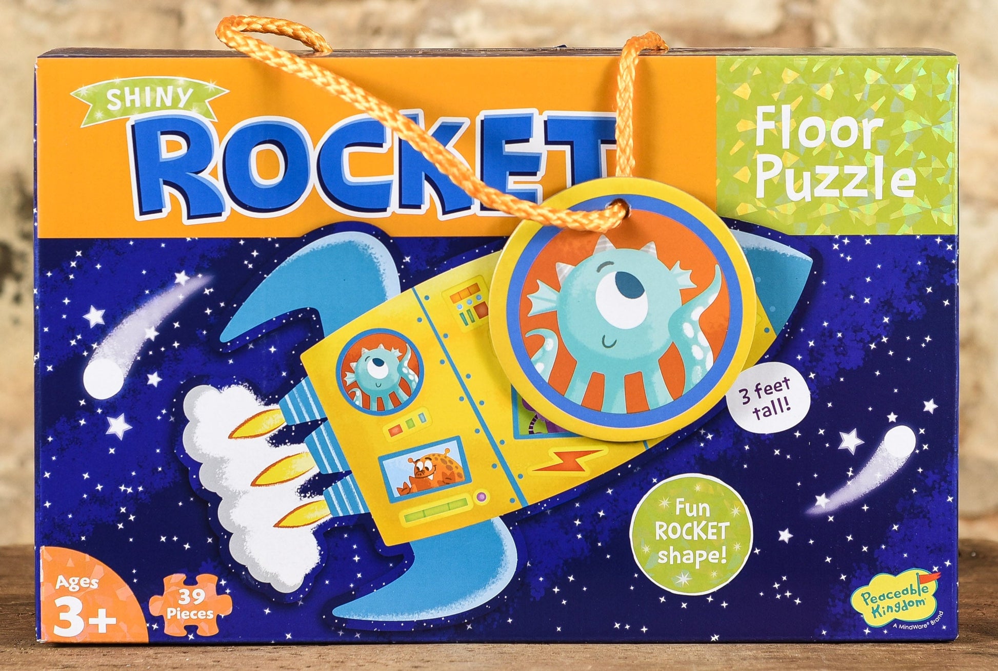  Shiny Rocket - 39 Piece Floor Puzzle