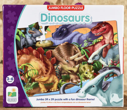  Dinosaurs - 50 Piece Jumbo Floor Puzzle