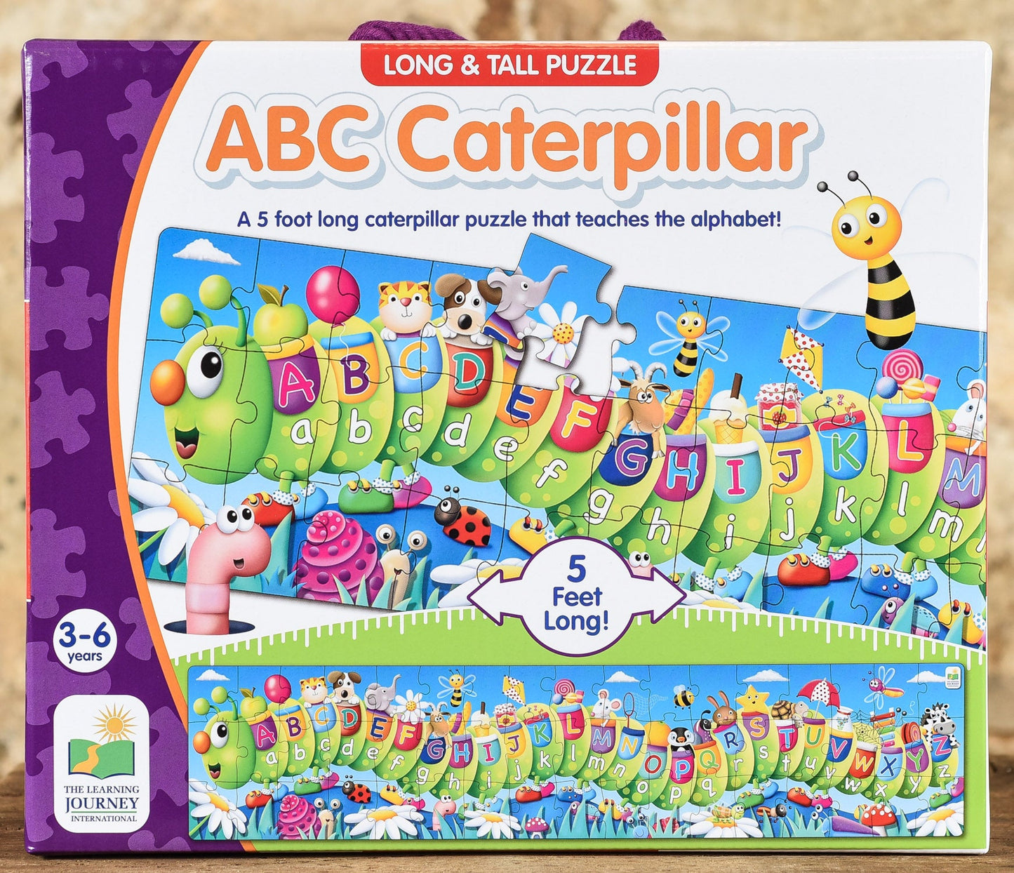  ABC Caterpillar - 50 Piece - Long & Tall Floor Puzzle