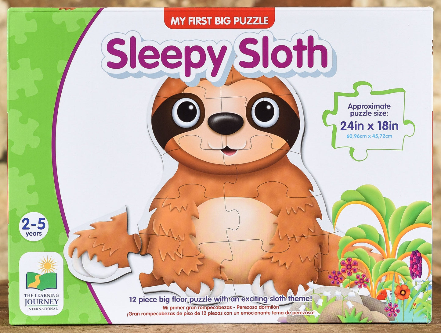  Sleepy Sloth - 12 Piece Floor Puzzle