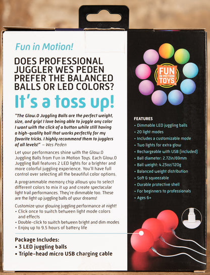  Glow.0 LED Juggling Balls