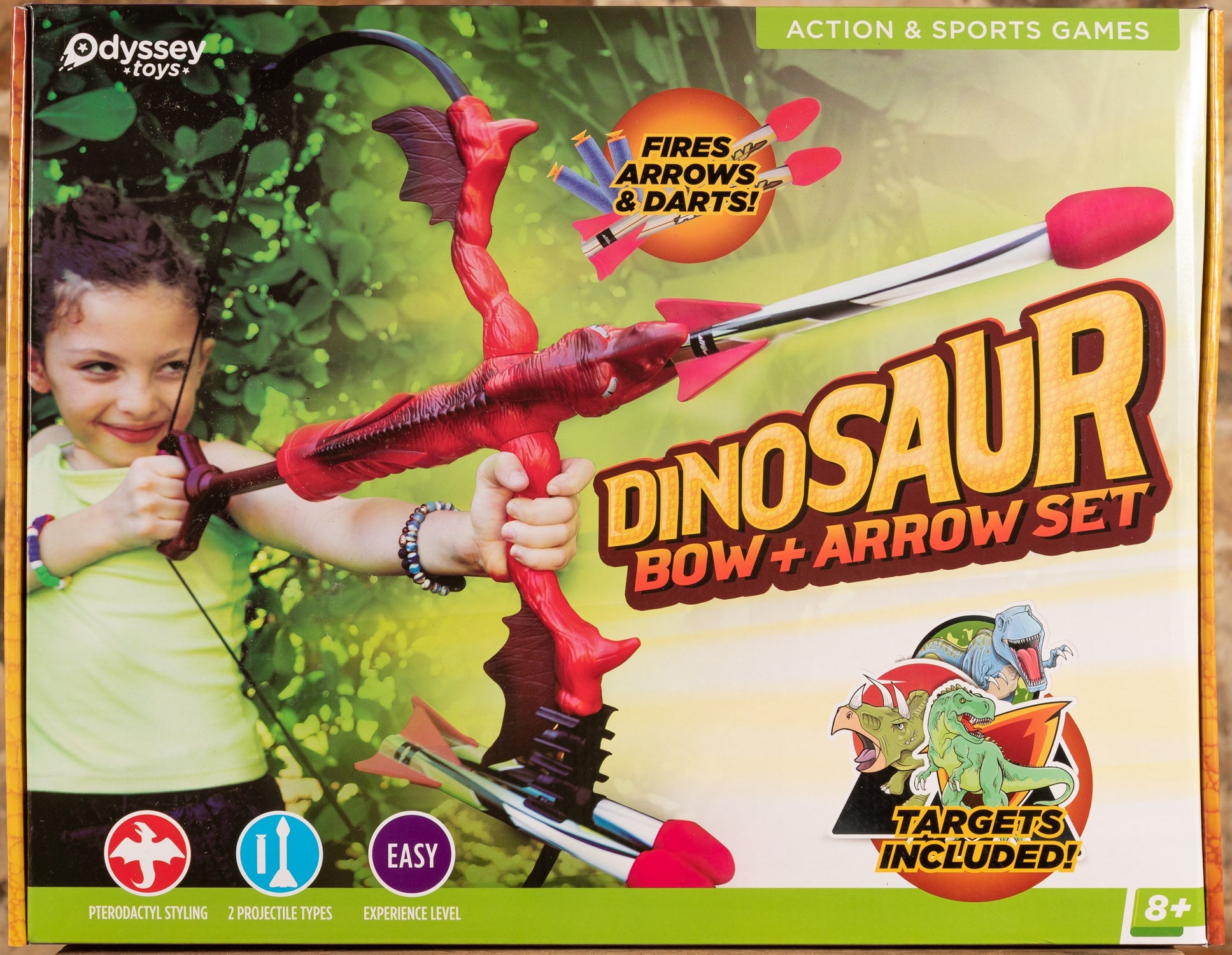  Dinosaur Bow & Arrow Set