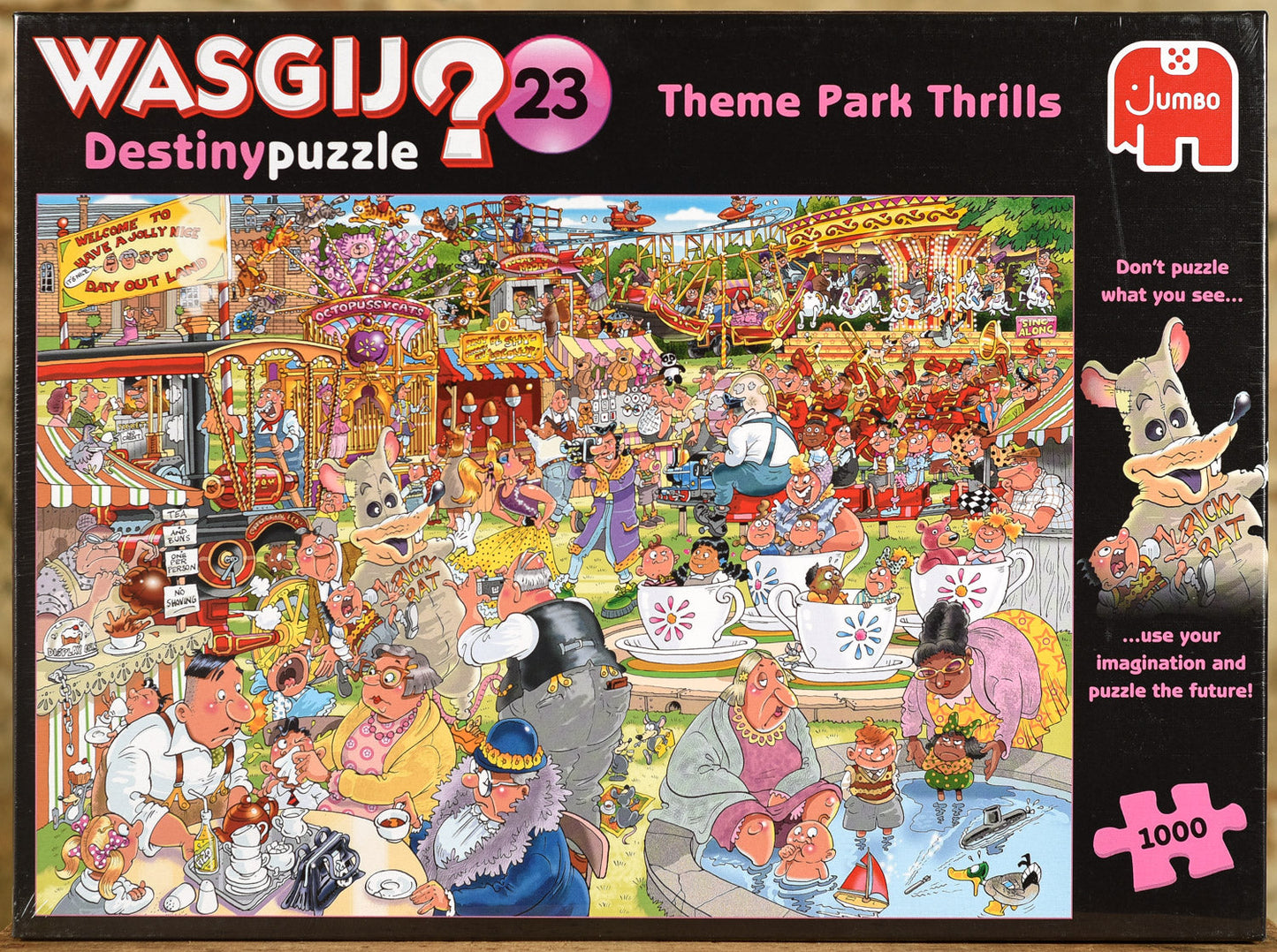  Wasgij Destiny 23 - Theme Park Thrills - 1000 Piece Puzzle