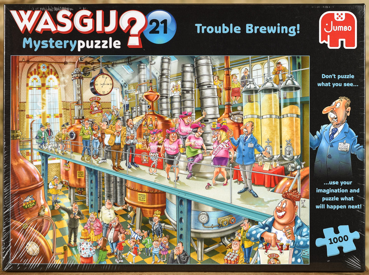  Wasgij Mystery 21 - Trouble Brewing! - 1000 Piece Puzzle
