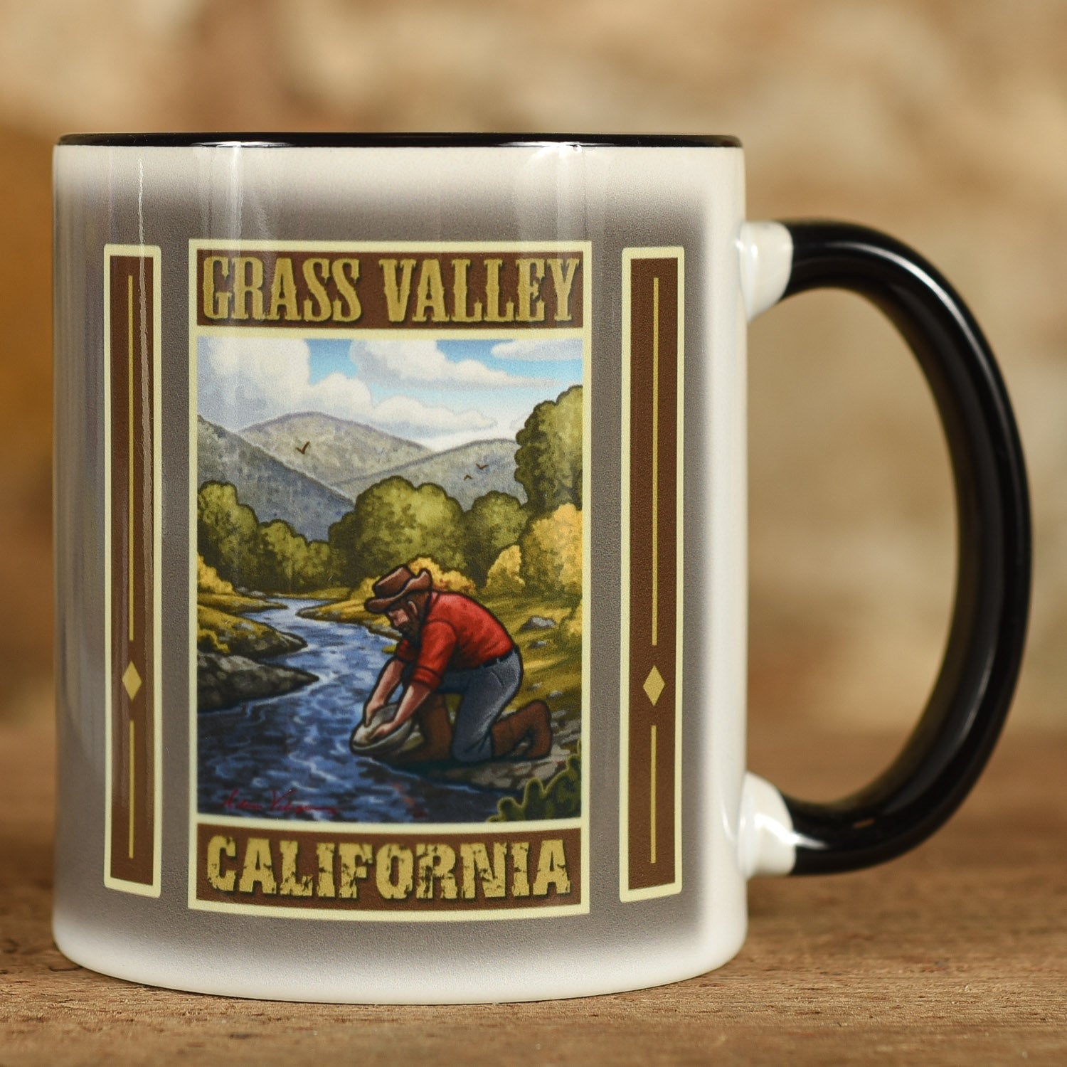  Mug 11oz - Grass Valley Gold Panner