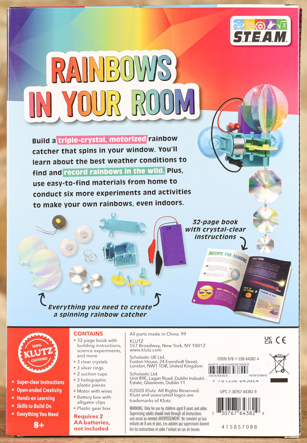  Klutz - DIY Rainbow Catcher - Book & S.T.E.A.M. Kit