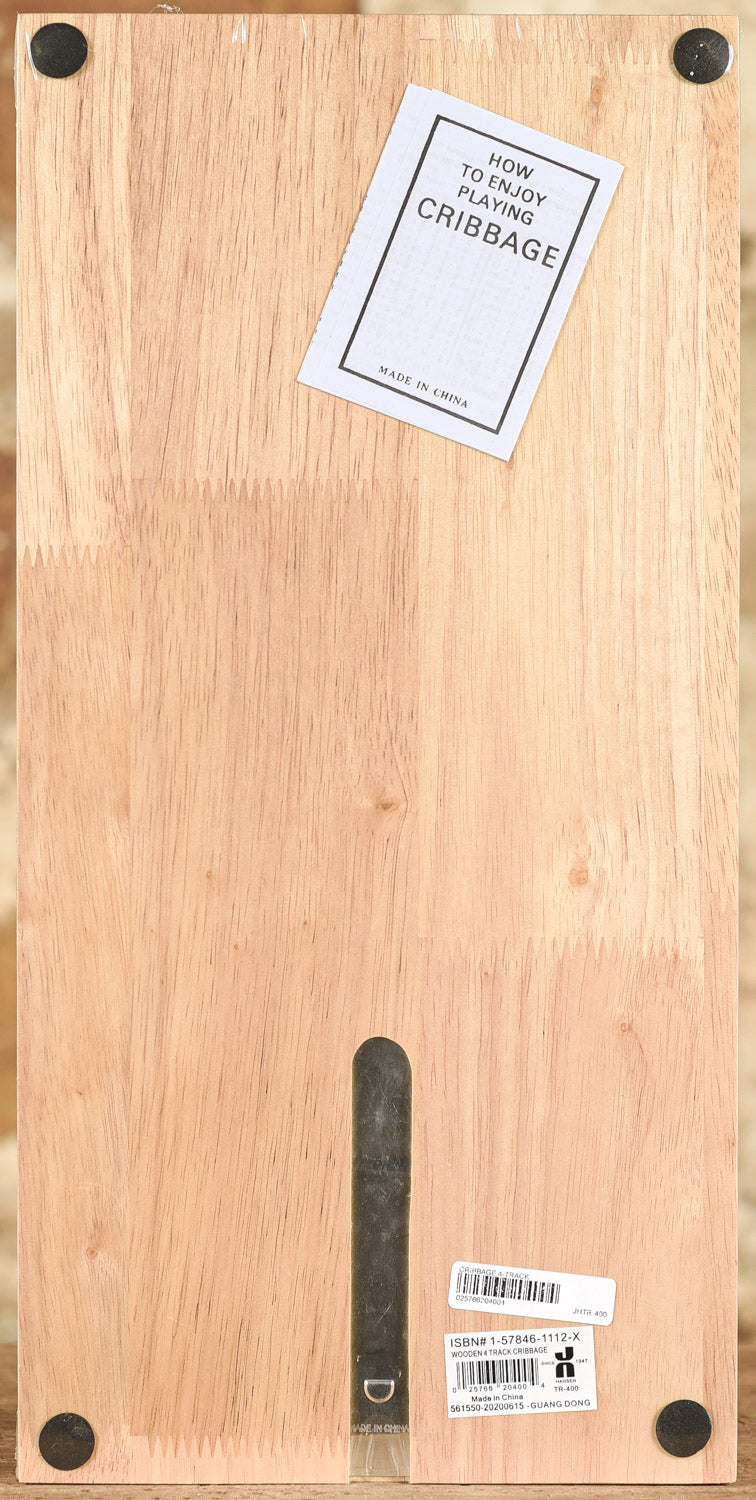  Cribbage - Wooden 4 Track Board