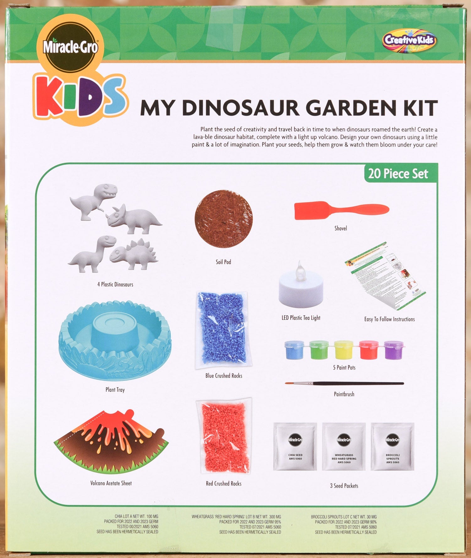  Miracle Gro Kids - My Dinosaur Garden Kit