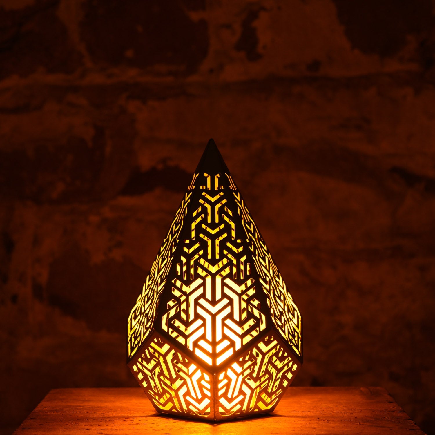  Gold Fire Flame Battery Operated Lantern