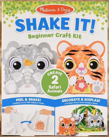  Melissa & Doug - Shake It! Beginner Craft Kit Safari