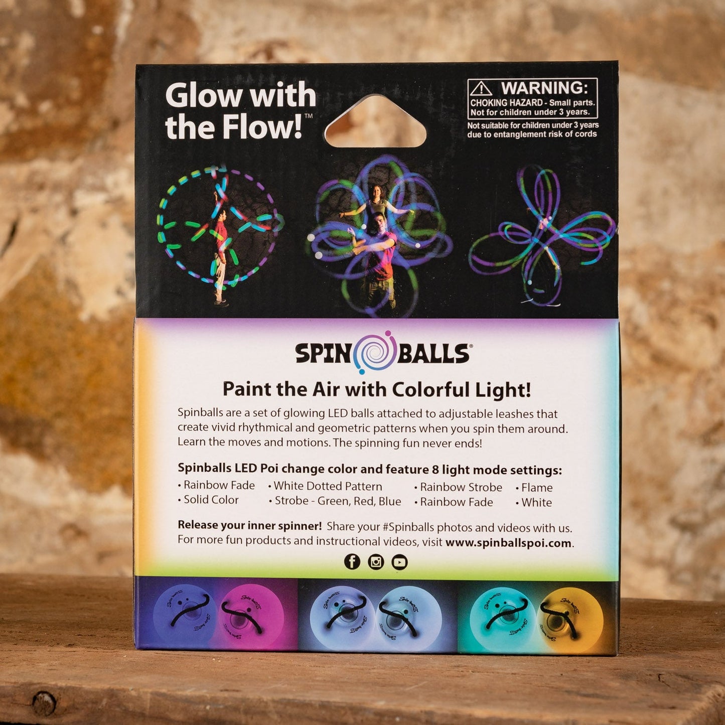  Spin Balls - LED Poi