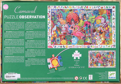  Rio Carnival - 200 Piece Observation Puzzle