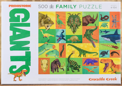  Prehistoric Giants - 500 Piece Family Puzzle