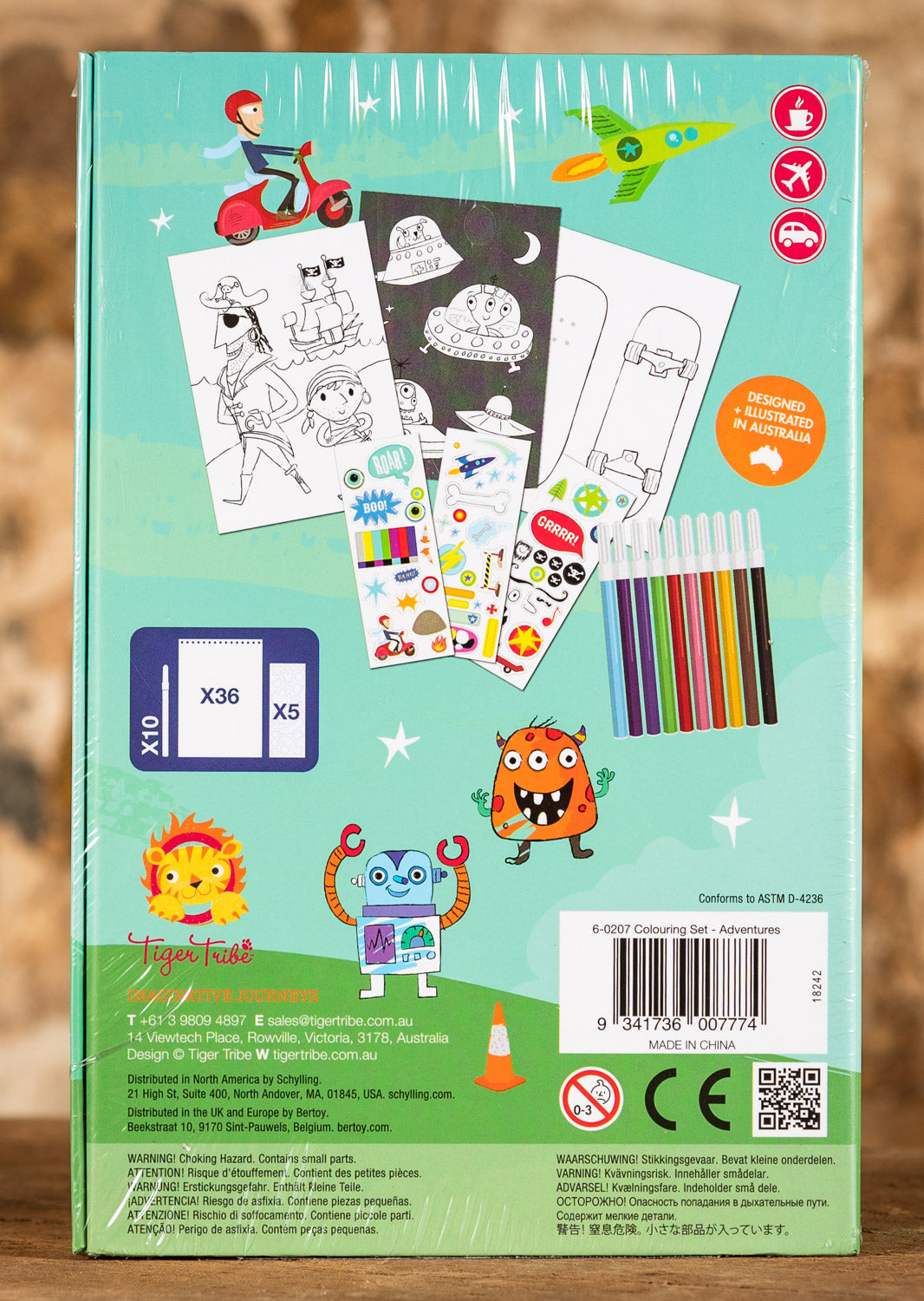  Adventures Colouring Set