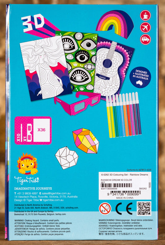  3D Colouring Set - Rainbow Dreams