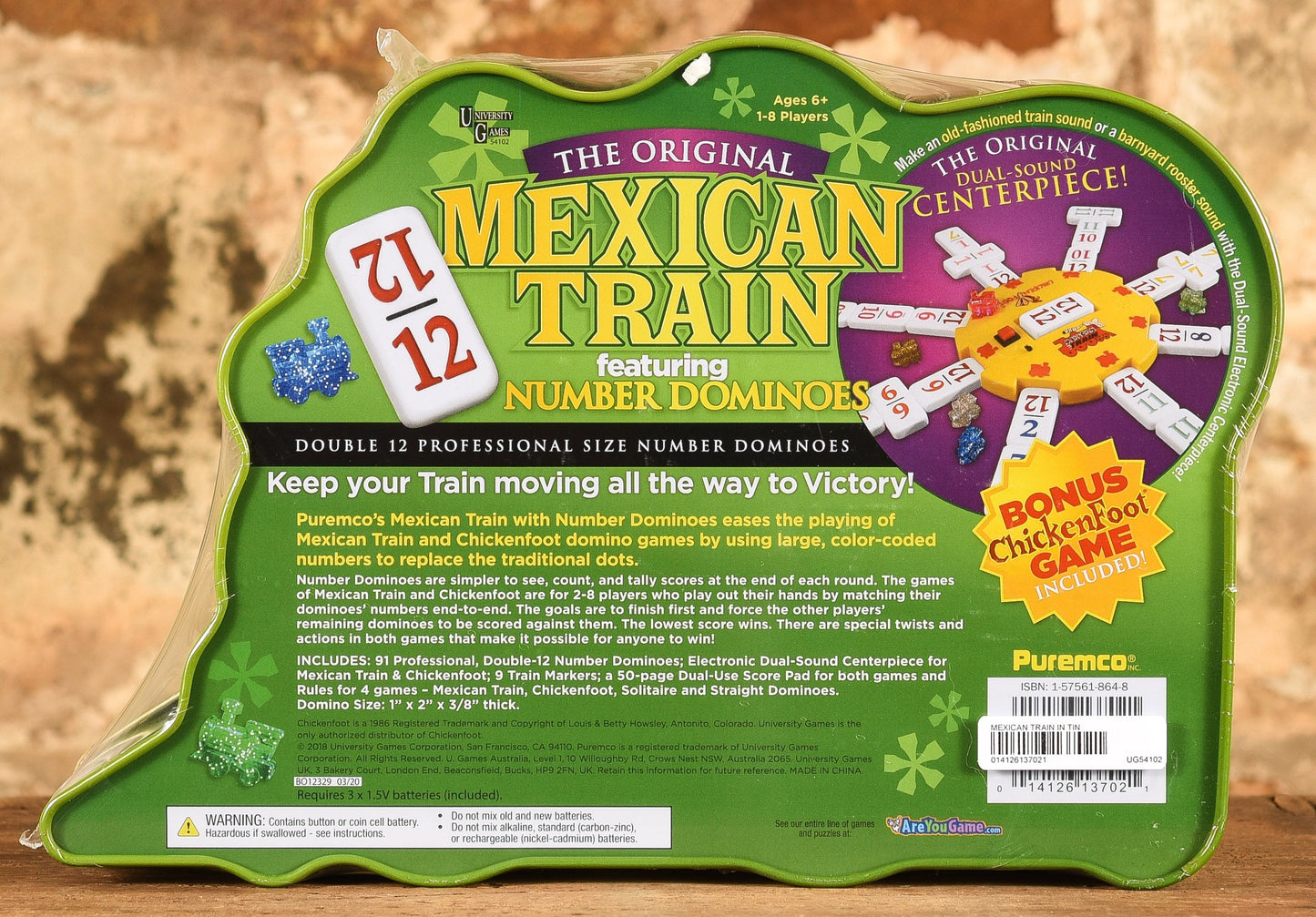  Mexican Train And Chicken Foot - Deluxe Number Set - Domino Game