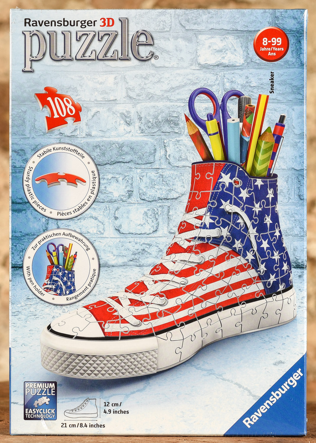  Sneaker American Style 108 Pieces - 3D Puzzle