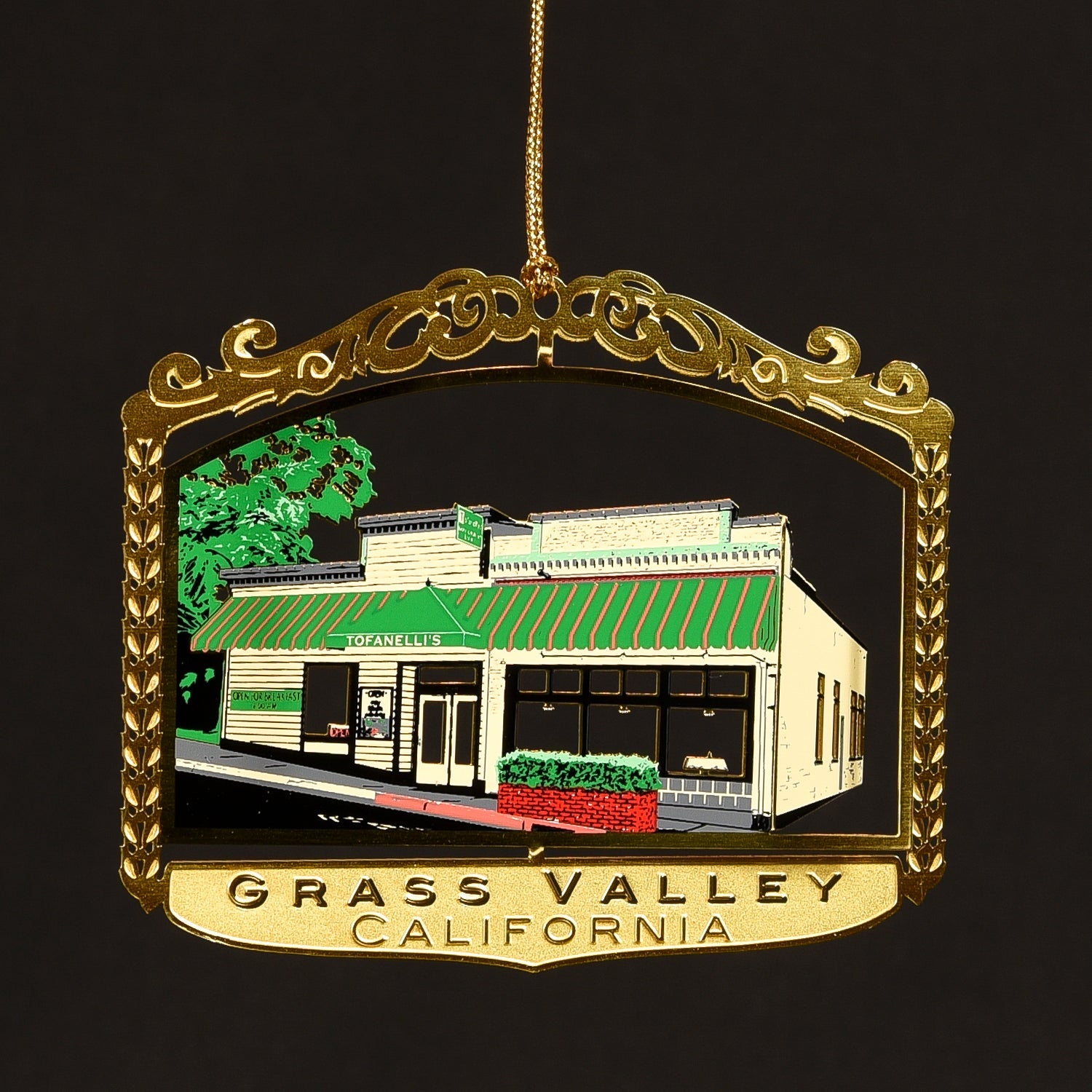  Downtown Grass Valley Ornament - Tofanelli's (2017)