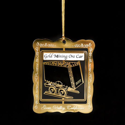  Downtown Grass Valley Ornament - Ore Cart (2014)