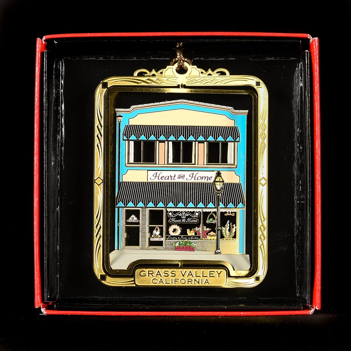  Downtown Grass Valley Ornament - Heart & Home (2019)
