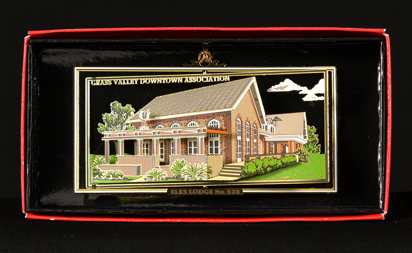  Downtown Grass Valley Ornament - Elks Lodge (2016)