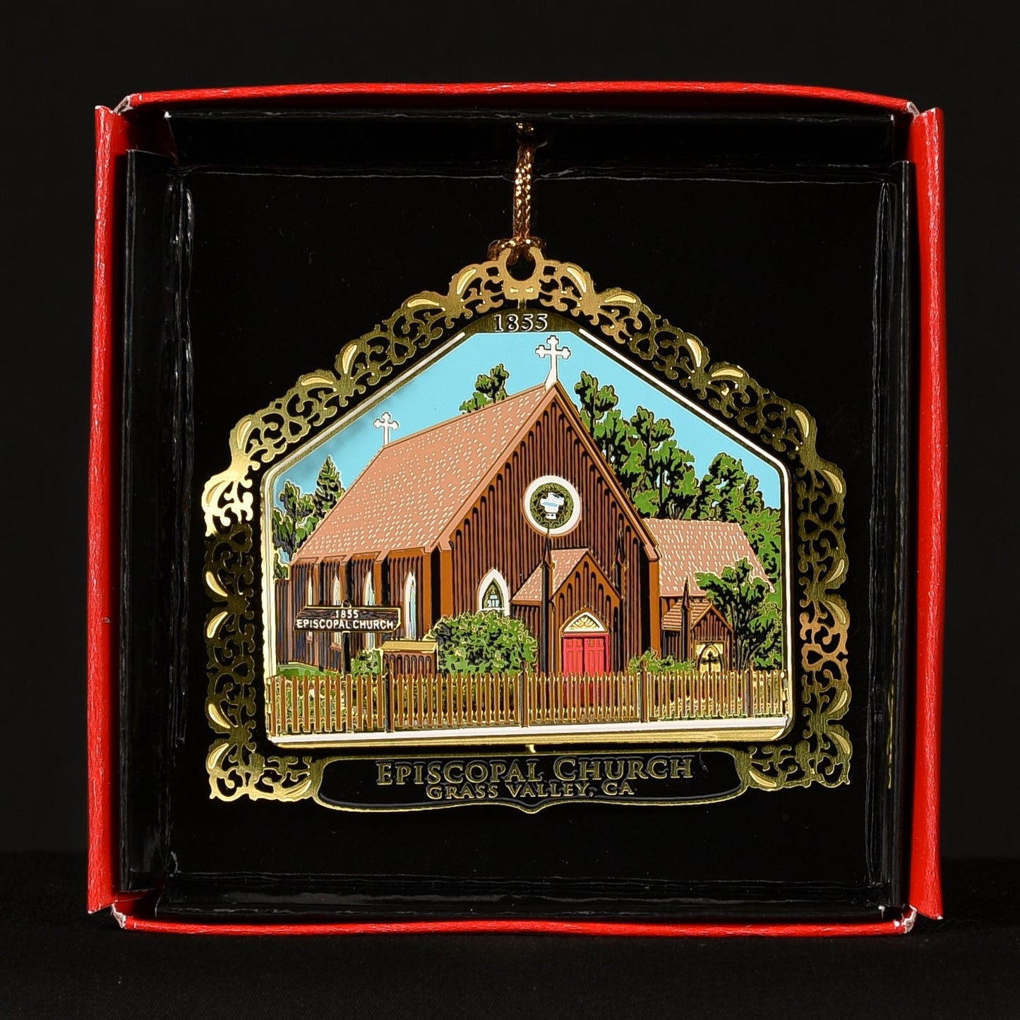  Downtown Grass Valley Ornament - Episcopal Church (2015)