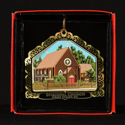  Downtown Grass Valley Ornament - Episcopal Church (2015)