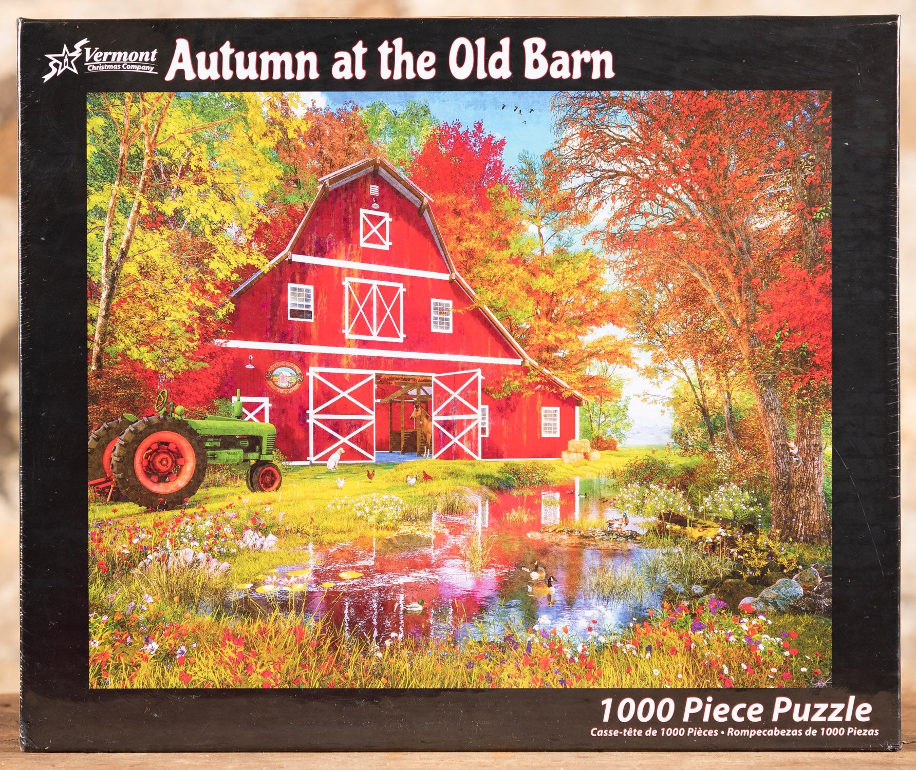  Autumn At The Old Barn - 1000 Piece Puzzle
